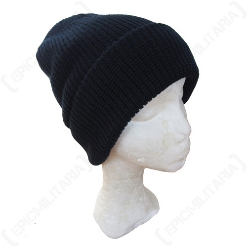 Blu navy inverno orologio cap - blu,