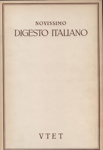 Novissimo digesto italiano