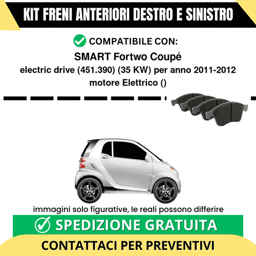 Pastiglie freno anteriori per - freno,
