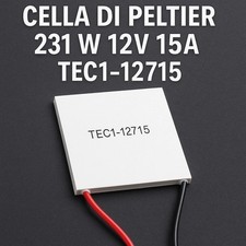 Cella di Peltier 231 W 12V 15A
