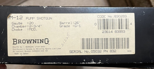 Fucile pompa browning - a,