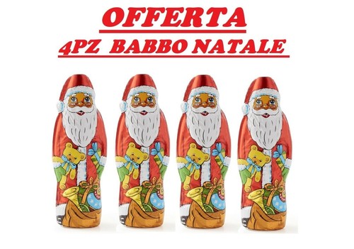 4pz maxi babbo natale 40gr - babbo,