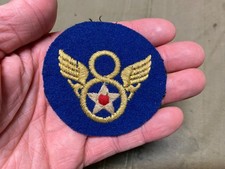 ORIGINALE WWII US 8TH AIR FORCE AAF PILOTA GIACCA CAMICIA MANICA INSEGNE PATCH-MANO