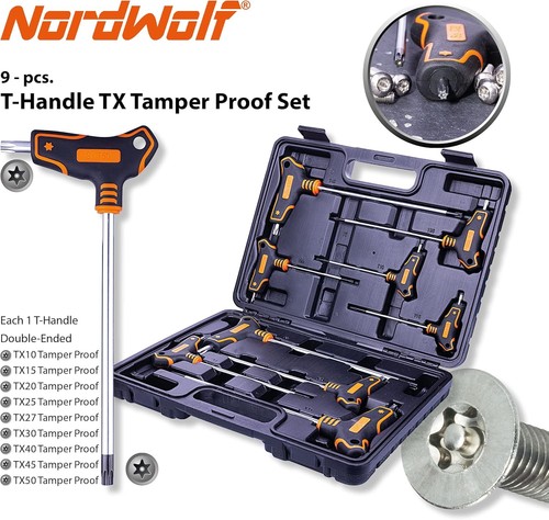 Set chiavi torx - maniglia, t