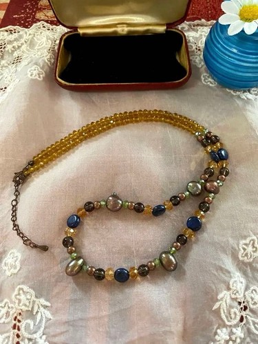Collana vintage perle e - vintage,