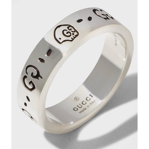 Gucci anello fantasma argento - gucci,