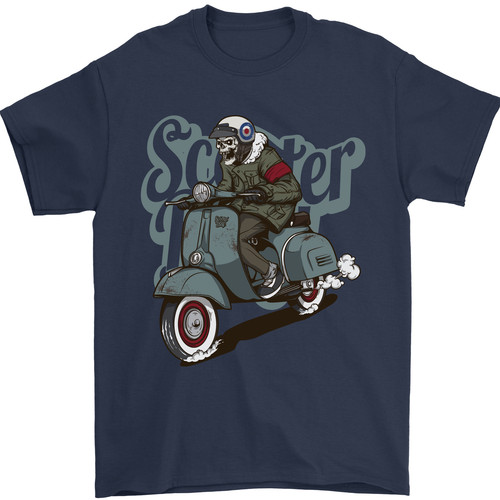 Shirt uomo scooter teschio - t-shirt,