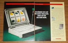 Rara Pubblicità TOSHIBA TECRA