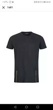 Brave Soul Falcon UOMO DOUBLE ZIP Crew Neck T-shirt MTS -36 falcong BLACK TG. XS