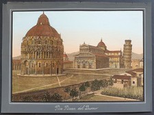 Stampa antica 1891 - , palmiro