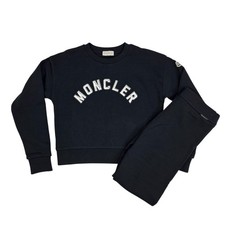 Set tuta Moncler bambina nera