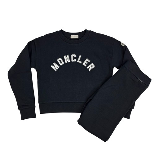 Set tuta moncler - bambina, nera