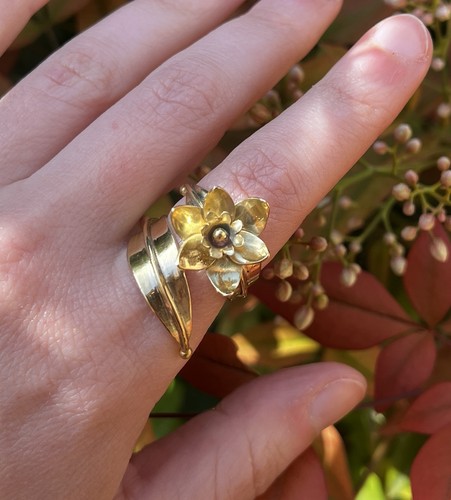 Anello narciso artigianale