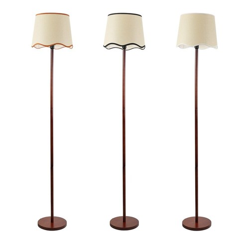 Lampada terra stelo legno - lampada,