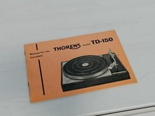  Thorens Td 150 MKI Manuale Originale