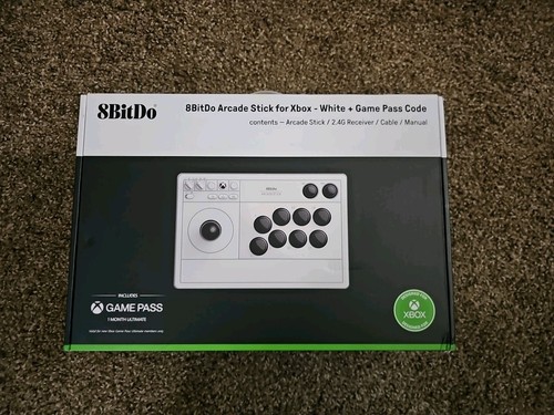 8bitdo wireless bianco arcade - bianco,