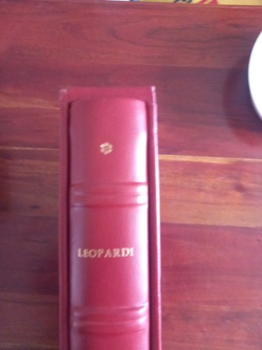 Trec leopardi operette morali - leopardi,