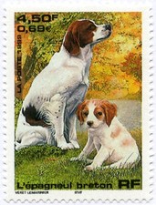 timbre France neuf 1999 "chien
