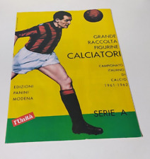 CALCIATORI PANINI  1961-62  ALBUM FIGURINE PANINI EDIZIONE L'UNITA'