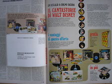 TOPOLINO IL CANTASTORIE DI WALT DISNEY 1970 CEDOLA PUBBLICITA EPOCA