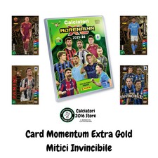 Panini Calciatori Adrenalyn XL 2025-26 card Momentum Extra Gold Mitici a scelta