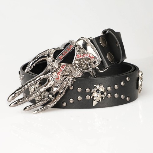 Chrome gothic style y2k black - chrome,