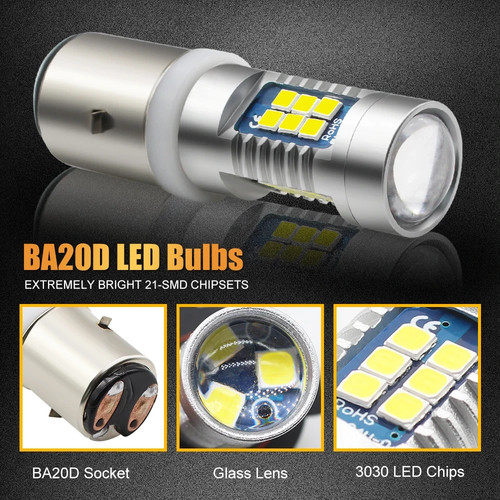Moto scooter lampada led 6w - lampada,