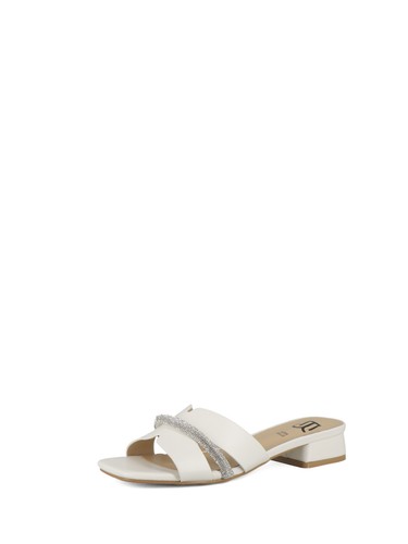 Ciabattine donna bianco eva - donna,