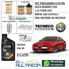 KIT TAGLIANDO 4 FILTRI OLIO
