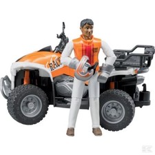 Modellino bici Bruder quad con