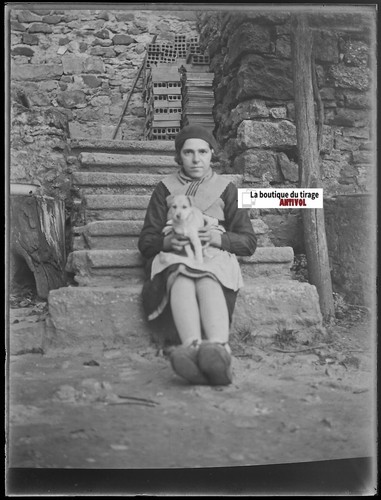 Donna cucciolo cane - cucciolo,, cane,