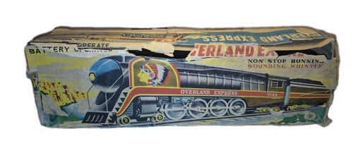 Vintage tin litho - litho, overland