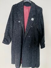 CAPPOTTO DONNA IN PURA LANA, VINTAGE ANNI 80! TAGLIA S comoda