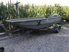 Barca Trimarano 4.00 mt , Motore Johnson 15 cavalli con Carrello INFO 3283650594