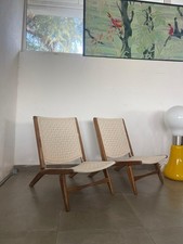 Coppia di sedie lounge in