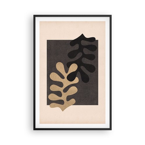 Poster 61x91cm foglie forma - poster,