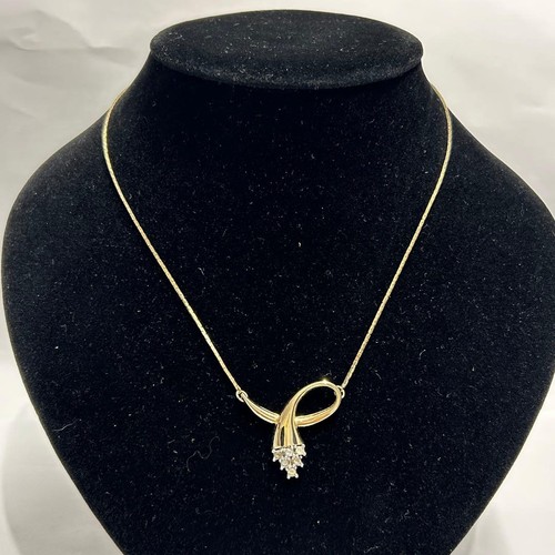 Collana vintage oro con - in,