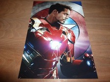 ROBERT DOWNEY Jr signed 12X8