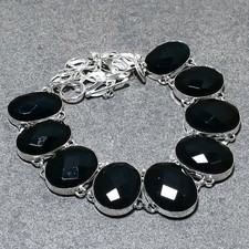 Collana gioielli etnici fatti a mano con pietre preziose forma ovale...