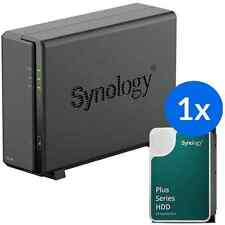 Synology DS124 1-Bay NAS 4TB-20TB, WD Red, IronWolf, N300 - Soluzione NAS desktop