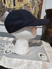 Berretto BASEBALLE UOMO+P ARAORECCHIE misto lana tinta BLU Mis. 56 SCONTO 40%