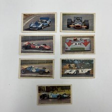 Lotto 7 Figurine Vintage "Auto Sprint" by CandyGum - Anni '70 - Serie da coll...
