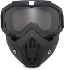 Motociclo Occhiali Maschera Occhiali Moto Occhiali Rimovibili Prova Di Nebbia Ca
