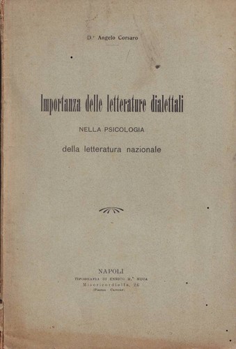 Importanza delle letterature