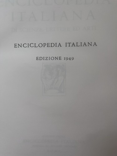 Enciclopedia treccani edizione - enciclopedia,
