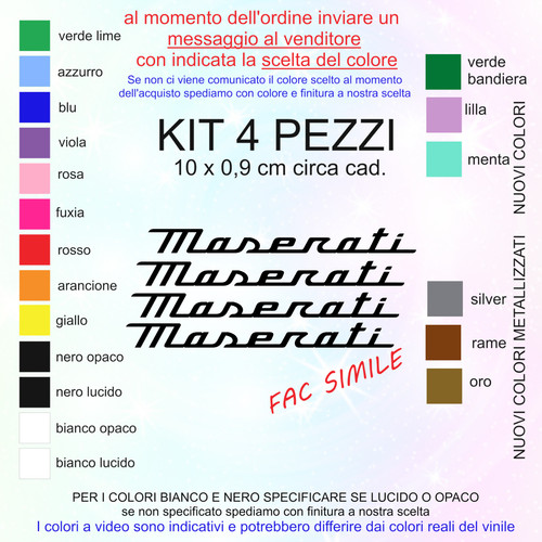 Kit adesivi maserati - kit,