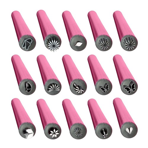 Set pezzi penna timbro nail - 15,