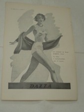 PUBBLICITA' VINTAGE ANNI '50-"DAZZA" COSTUMI DA MARE "ILLUSTRATORE M.DUDOVICH