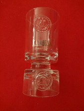 BICCHIERE Pubblicitario KAMBUSA L'AMARICANTE ANCORA DOPPIO FONDO