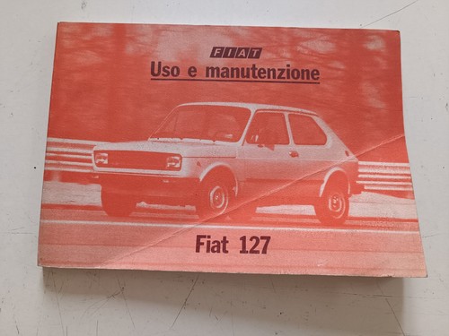 Fiat 127 libretto uso - , e